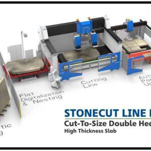 CEI Hochleistungs Sägeanlage StoneCutLine Herkules (Multispindeln)