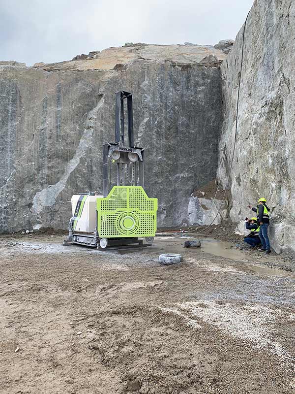 MFR – Mobile Diamant Seilsäge auf Raupenunterfahrgestell